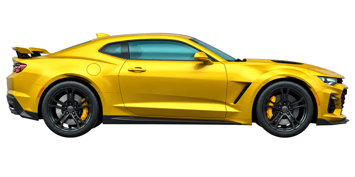 Gold getaway coupe